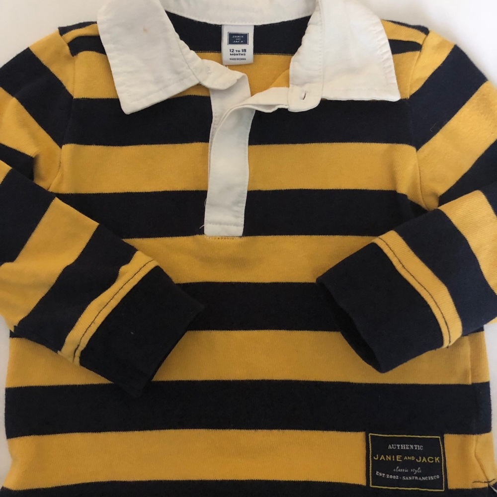 Janie and Jack rugby sweater